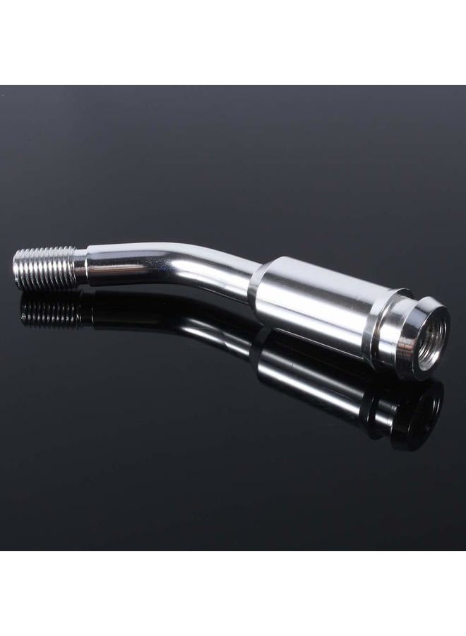 Dweekiy Gear Stick Extension, 5inch Gear Shifter Stick Lever Bend Extension Shift Knob Extender for T4 Silver - Image 4