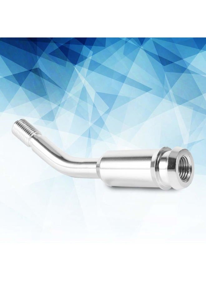 Dweekiy Gear Stick Extension, 5inch Gear Shifter Stick Lever Bend Extension Shift Knob Extender for T4 Silver - Image 5