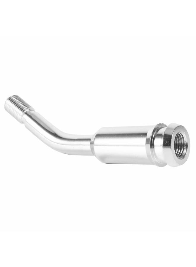 Dweekiy Gear Stick Extension, 5inch Gear Shifter Stick Lever Bend Extension Shift Knob Extender for T4 Silver - Image 2