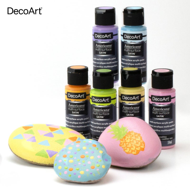 DecoArt Americana Multi-Surface Satin Favorites Sample Kit for Wood, Metal, Glass, Ceramics, Fabric, Paper, Terra Cotta, Most Plastics and More - Image 5