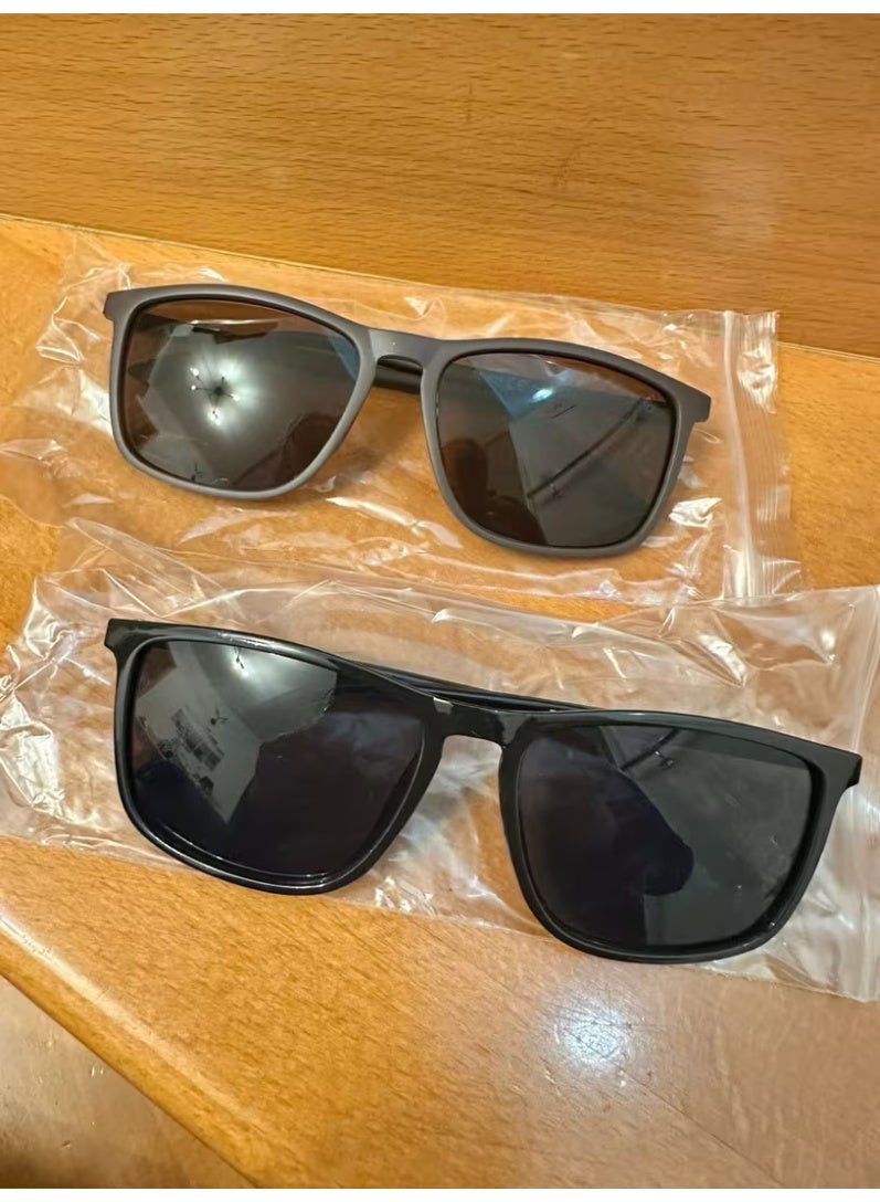 Arabash Retro Square Frame Trendy Futuristic Glasses, Unisex for Driving, Vacation, Outdoor Riding, Sports, Etc., Suitable for Year-Round Gifting - Image 5
