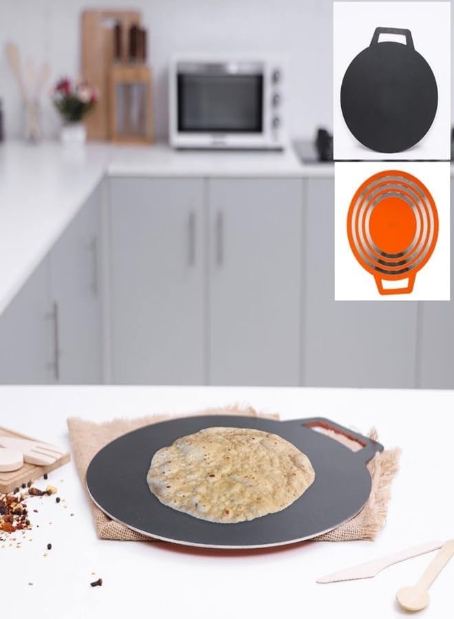 40cm Non-Stick Griddle Popular Baking Food Tray Round Shape Non-Stick Flat Pan CY-74036 - Image 4