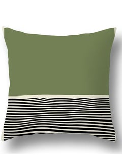 Y&D Green abstract geometric print pillowcase pillow cover 45*45cm 