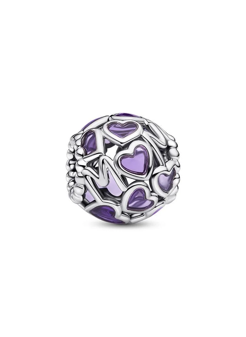 PANDORA Openwork Hearts Mum Charm