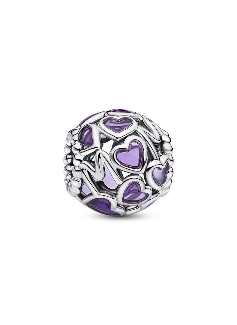 PANDORA Openwork Hearts Mum Charm  - Image 3