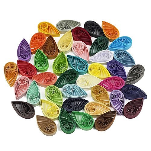 SoClaay 5040 Strips Quilling Paper Set 54cm (21inch) Length 42 Color Complete Quilling Strips Supply (3mm Width) - Image 5