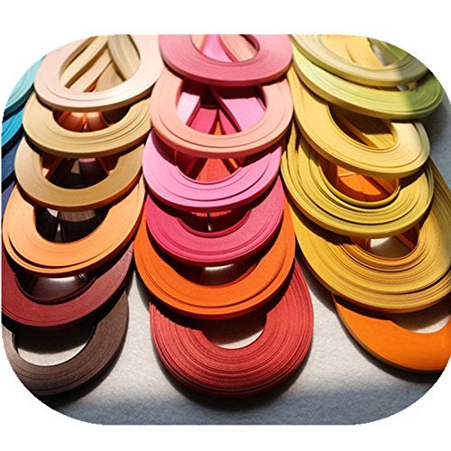 SoClaay 5040 Strips Quilling Paper Set 54cm (21inch) Length 42 Color Complete Quilling Strips Supply (3mm Width) - Image 3
