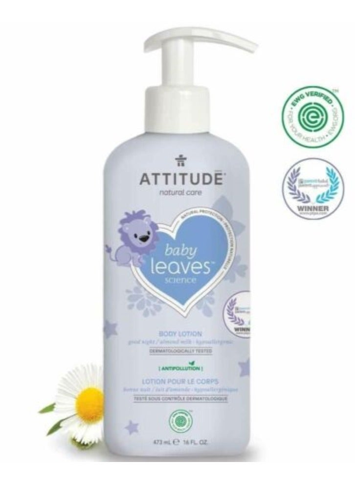 Attitude Baby Leaves Science Natural Body Lotion Almond Milk 473 ML - Image 1