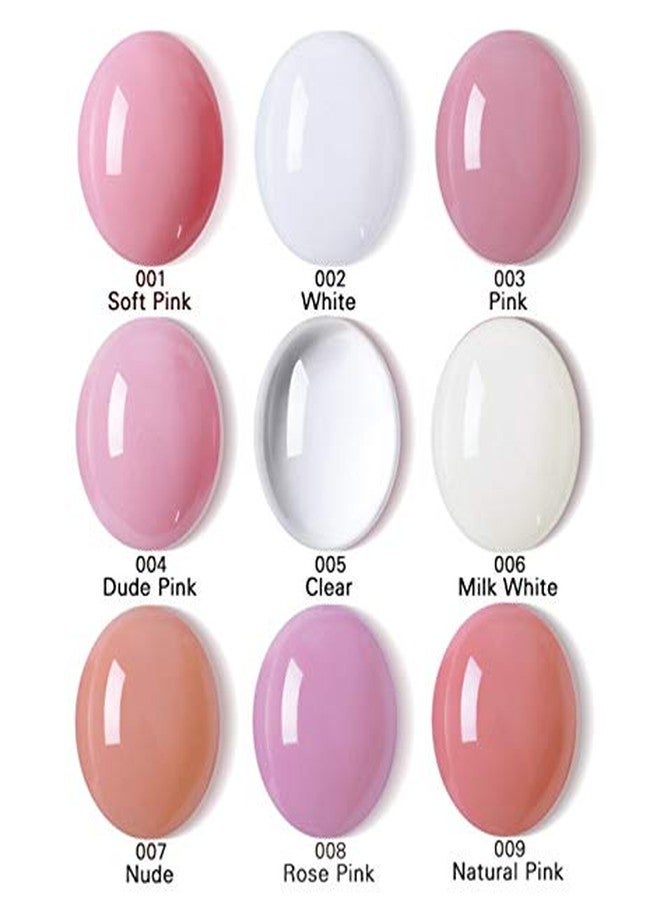 موباري جل موبراي بولي لتطويل الأظافر، جل بناء الأظافر، جل بناء الأظافر الأكريليك بالأشعة فوق البنفسجية LED، 30 مل (#09-وردي طبيعي) - Image 5