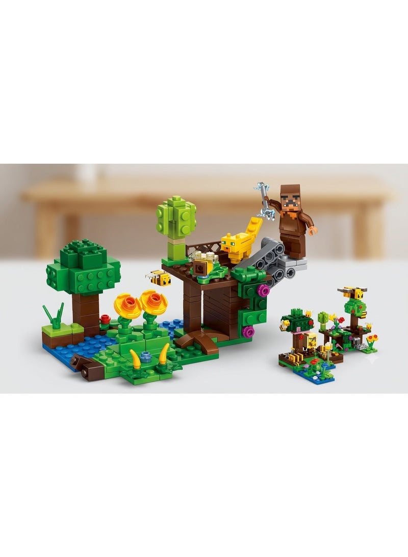 131-Piece Building Blocks, MineCraft Model Assembling Building Blocks Intelligent Toys for Children 6+ Years - Image 1