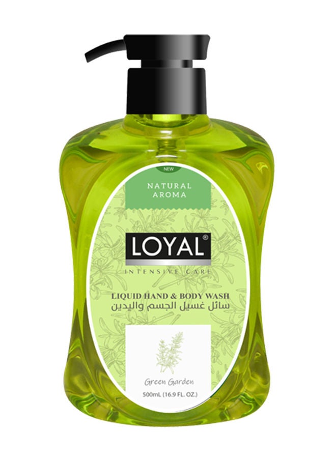 loyal Liquid Hand & Body Wash - Green Garden 500ml