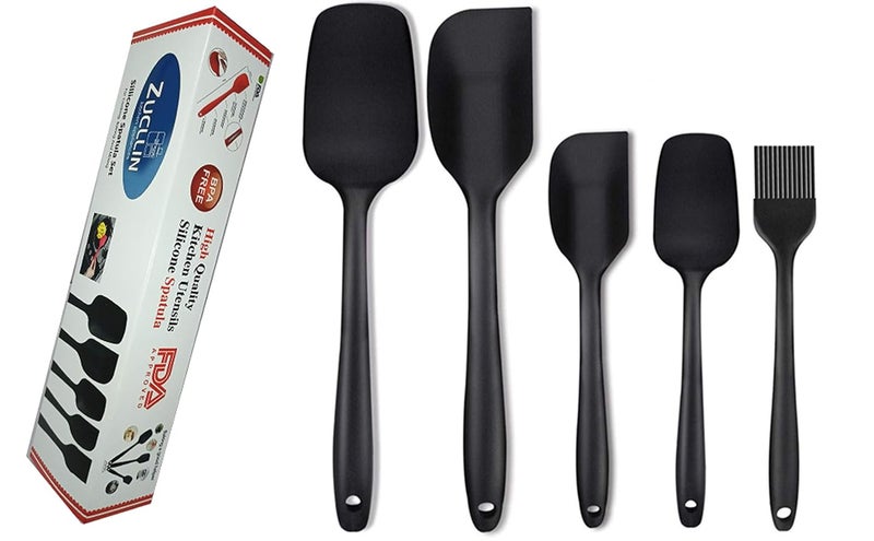 unique enterprise ZUCLLIN Silicone Spatula Set Spatula Silicone Silicone Spatula Spatula Set Non Stick Spatula Silicone Spatula for Cooking Spatula for Non Stick Silicon Spatula Non Stick Spatula SetV67 - Image 1