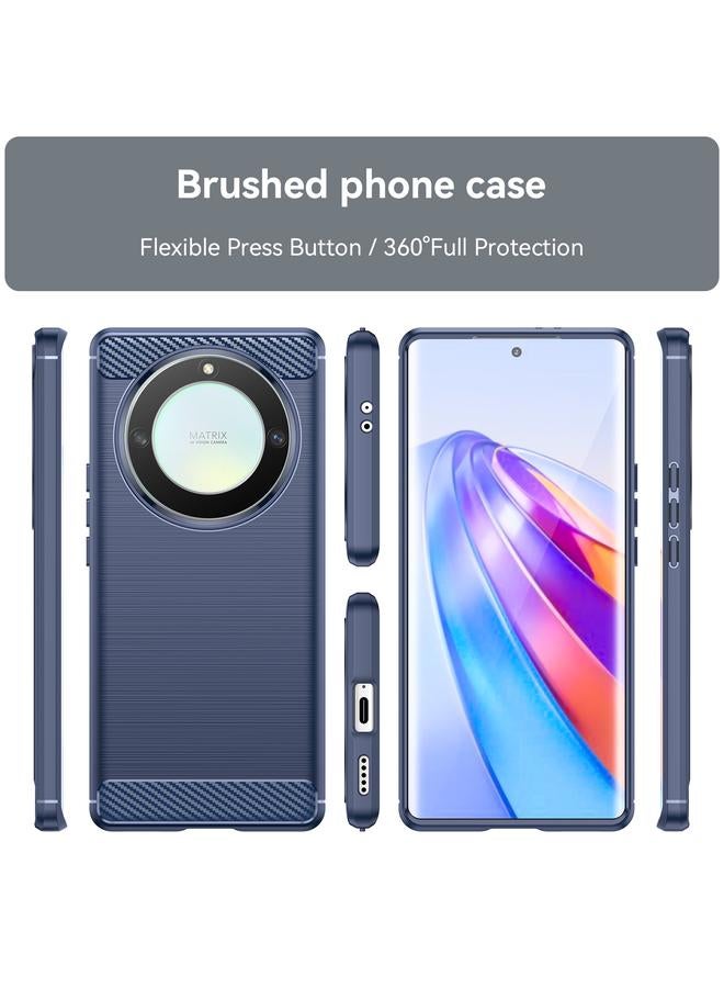 Zaboon Case For Honor X40 Brushed Texture Carbon Fiber TPU Phone Case - Image 2