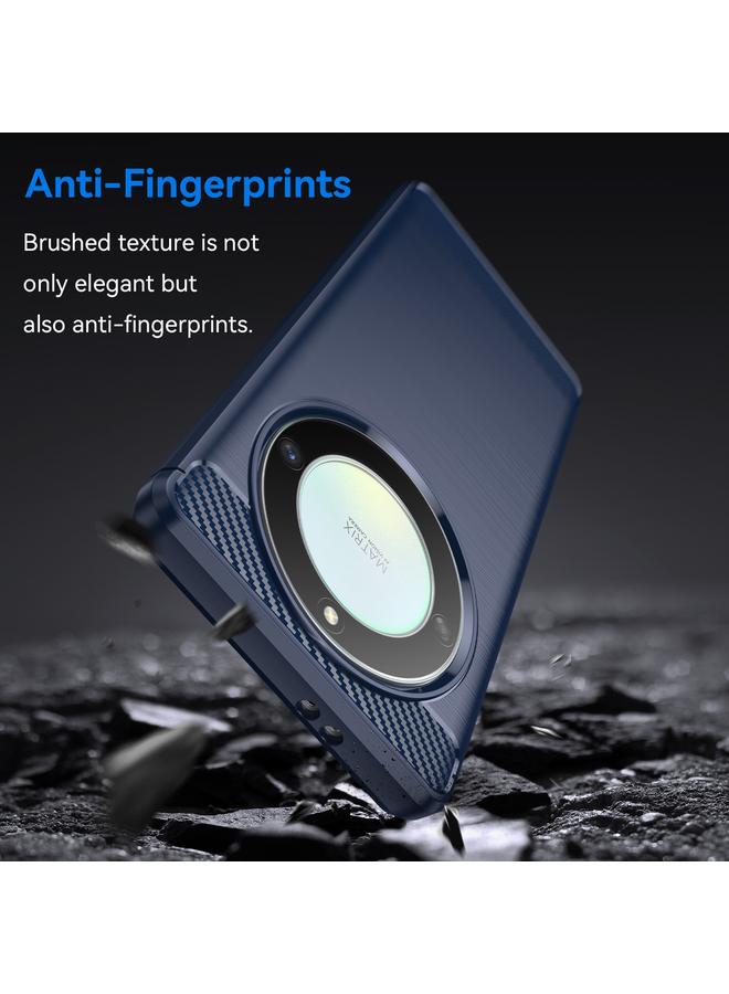 Zaboon Case For Honor X40 Brushed Texture Carbon Fiber TPU Phone Case - Image 3