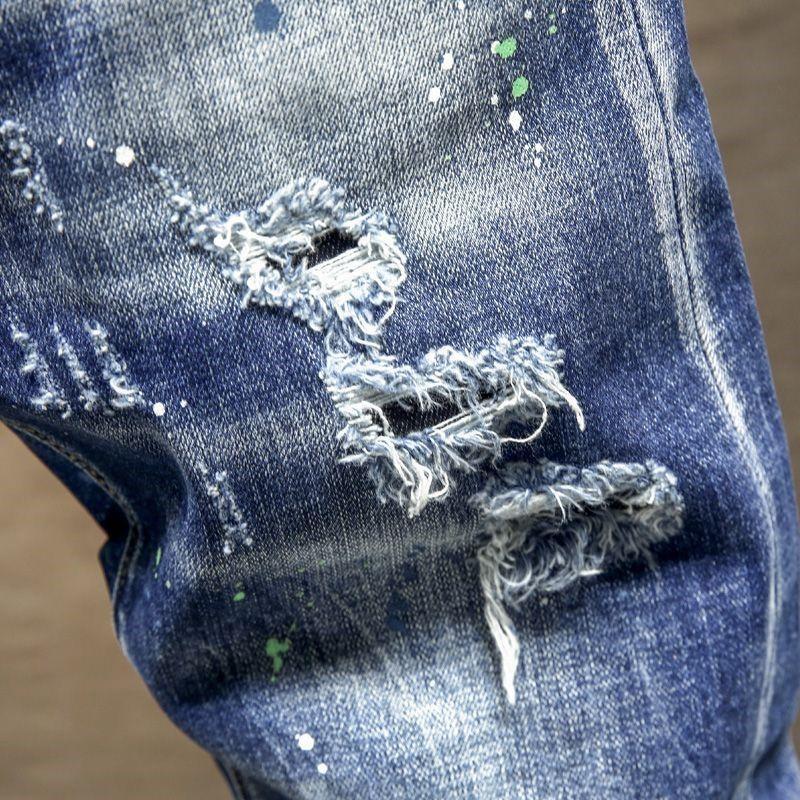 Unisex Classic Denim Jeans Loose Fit Daily Outdoor Wear - Image 5
