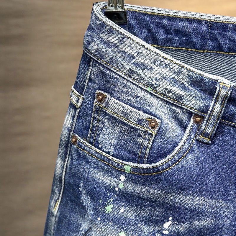 Unisex Classic Denim Jeans Loose Fit Daily Outdoor Wear - Image 4