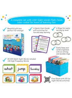 Simply magic Rds Flash Cards For Kindergarten With Pictures, Dolch Sight Words Pre-K For Toddlers 3 4 5 6 7 8 Years, High Frequency Words Reading Cards For Kids Ages 4-8, Preschool - Simply Magic  - Image 5