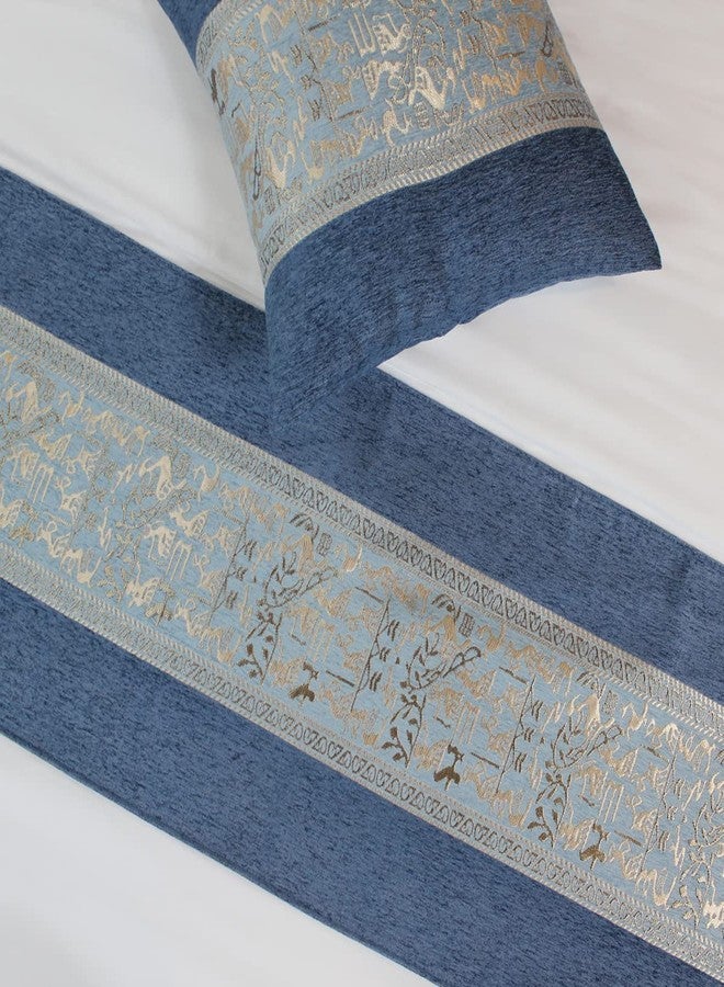 AMBERIS Chenille Bed Runner, Durable Decorative Bed Scarf for Home and Hotel - Image 3