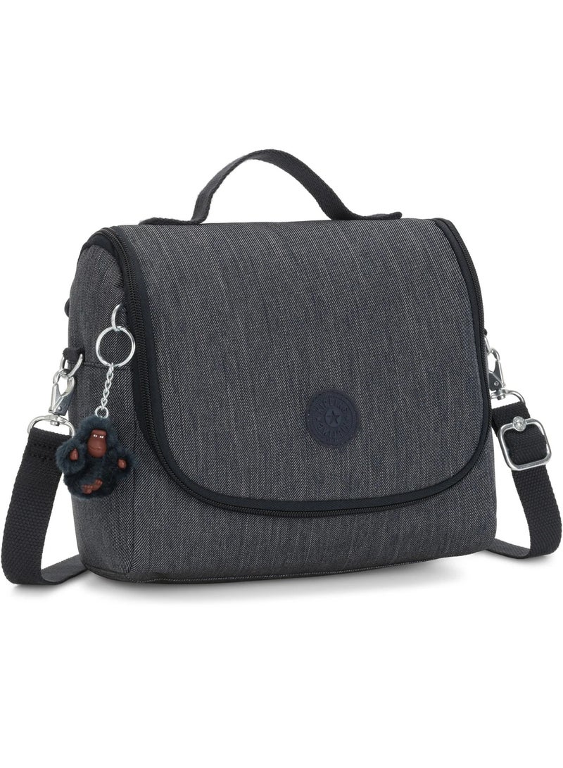 kipling صندوق غداء كبير من Kipling New kichirou مع جراب عربة، أزرق داكن - Image 4