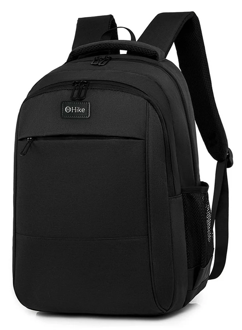 Hike Unisex Durable Sling Laptop Backpack Water Resistant Premium Casual Daypack for Travel/Business/College/School, HK9901, Black