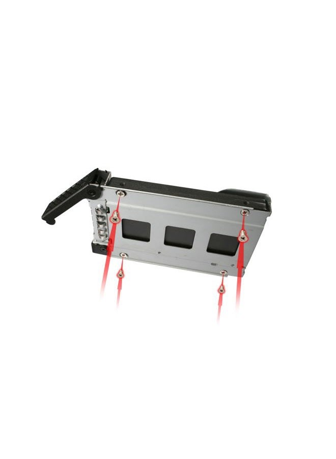 Icy Dock ToughArmor MB994IKO-3SB - Removable Frame for 2x 2.5 Inch SATA/SAS SSD/HDD and 1x SATA Slim ODD in 1x 5.25 Inch with Safety Locks - Solid Metal - Image 2
