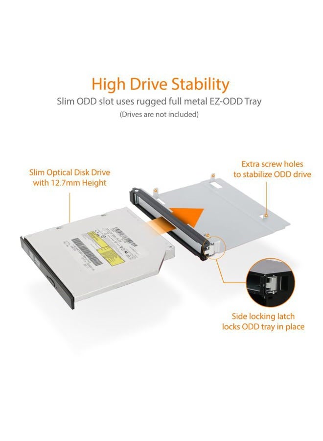 Icy Dock ToughArmor MB994IKO-3SB - Removable Frame for 2x 2.5 Inch SATA/SAS SSD/HDD and 1x SATA Slim ODD in 1x 5.25 Inch with Safety Locks - Solid Metal - Image 5
