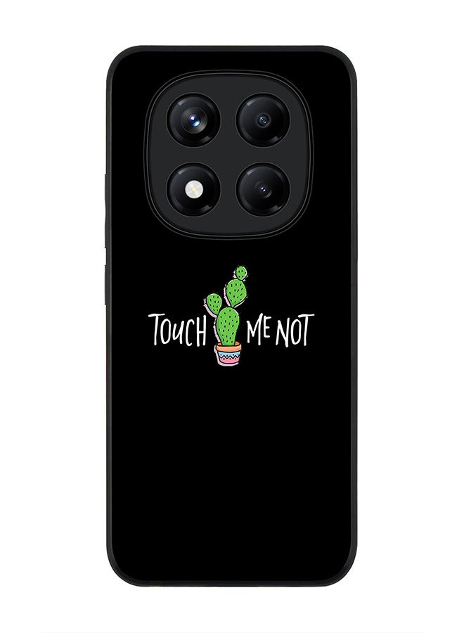 Stylizedd For Xiaomi Redmi Note 14 Pro 4G 4G Case,Slim fit Camera Protection, Shockproof Thin Phone cover  - Touch me not - Image 1