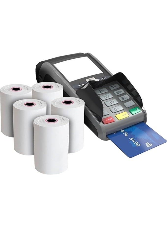 ATM Roll Thermal Paper 57X40mm (100 Rolls) - Image 1