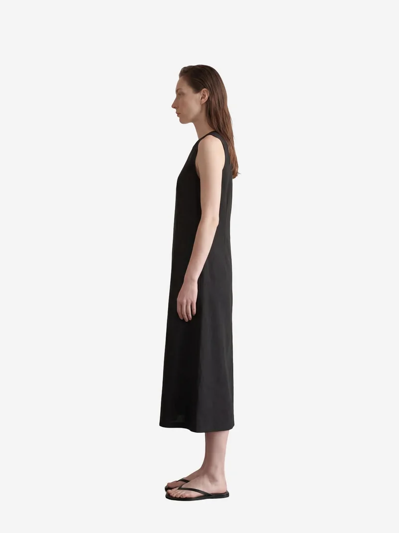MY FASHION Black MY FASHION Back Detailed Midi Dress for Women | Best Price UAE