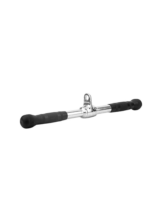 Generic Double D Row Handle, Straight Bar 980LBS Cable Machine Accessories Attachment, LAT Pull Down V Bar for Weight Workout  - Image 1