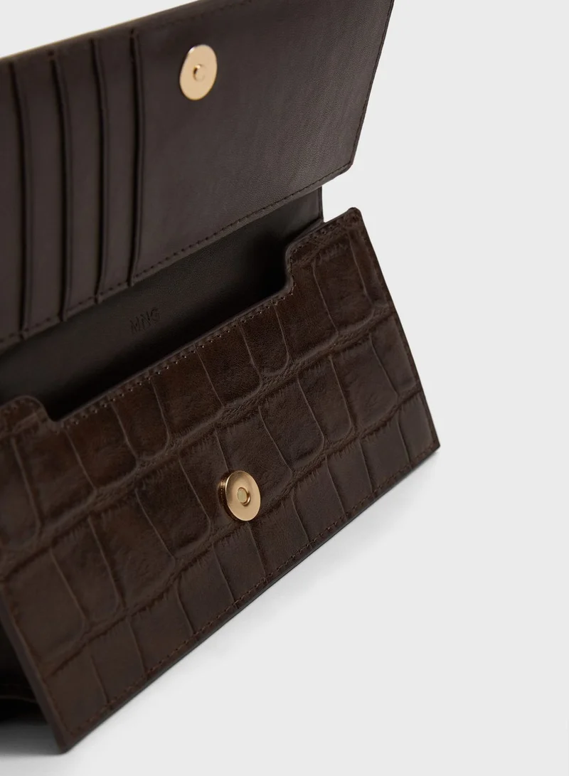 MANGO Flap Over Purse