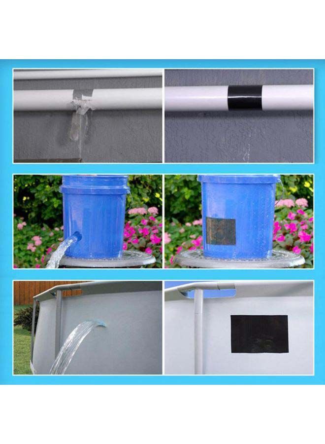 NIBEMINENT Waterproof Strong Leaking Water Pipe Crack Repair Tape Black  - Image 3