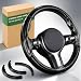 Aimato Customized Steering Wheel Cover for BMWM Sport X3 20142017X5 201420183 Series 201220195 Series 20142016328i 320i 330i 325i 528i 530i 535i 2 4 6 Series X2 X4 X6 M2 M4 M5 M6 Sport - Image 2