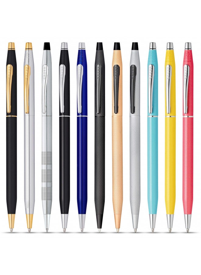 Cross Classic Century Refillable Ballpoint Pen, Medium Ballpen, Includes Premium Gift Box - Satin Chrome - Image 4