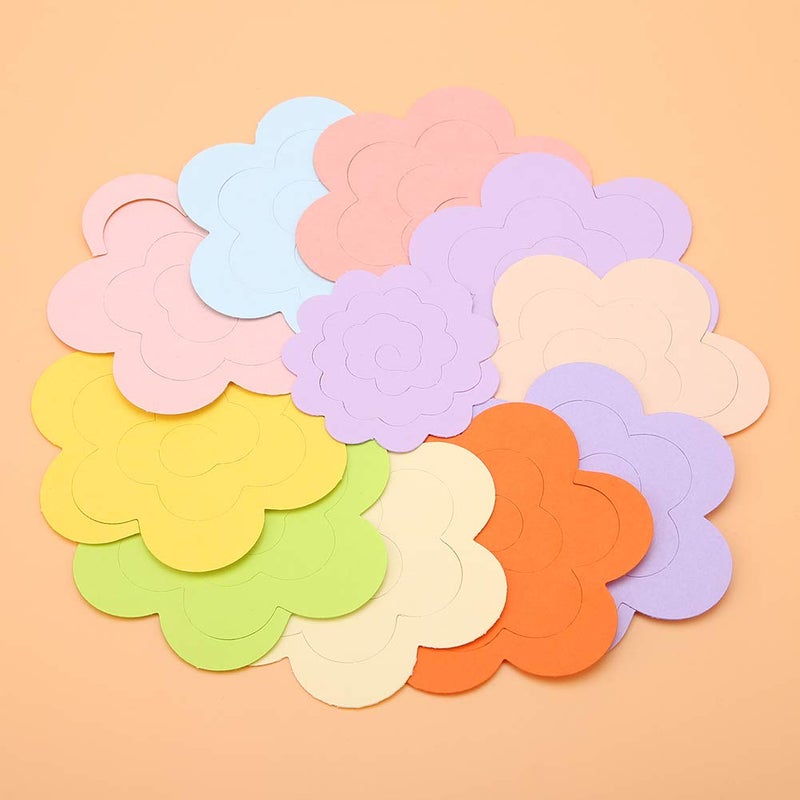 Quilling Paper Rosette Craft Kit 20 Pieces Flower Design For DIY Art Projects - Image 5