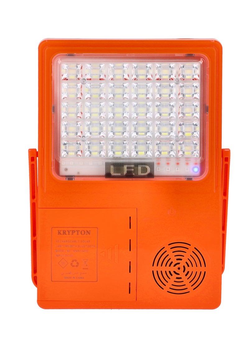 KRYPTON Rechargeable Solar Lantern with Bluetooth - 4800 mAh Battery with 5-10 Hours Working with Music Option | 46 Pcs Led | Ideal for Camping, Outdoor, Trekking, Emergency & More  - Image 2
