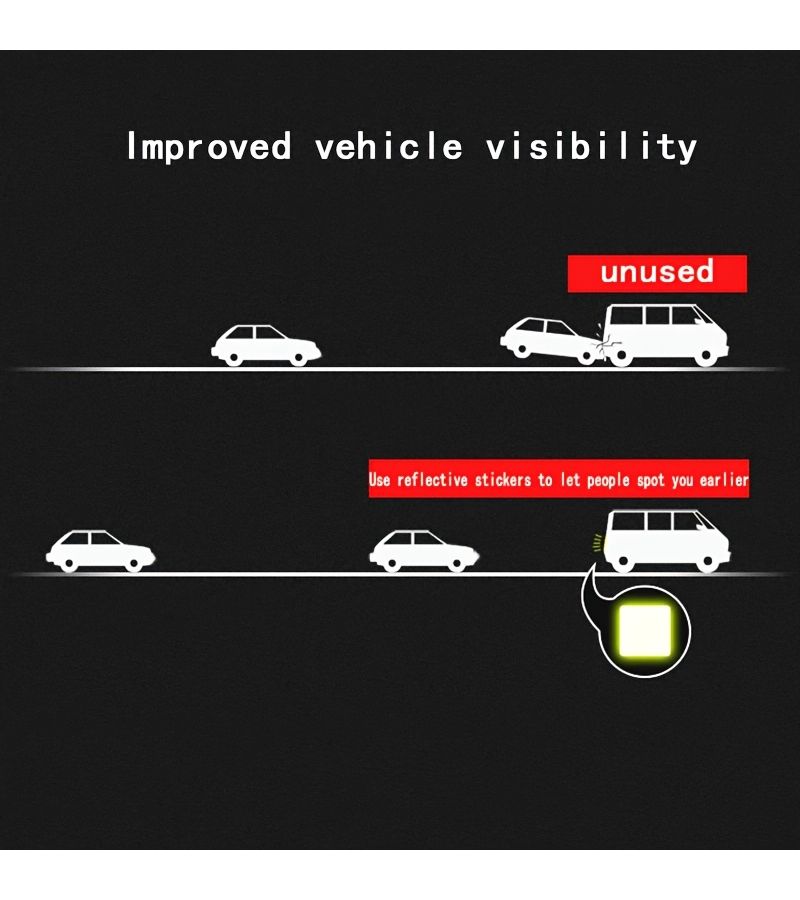 40 Pcs Reflective Car Stickers Glow In The Dark Warning Stickers For Bicycle Electric Car Motorcycle Halloween Gift - Image 5
