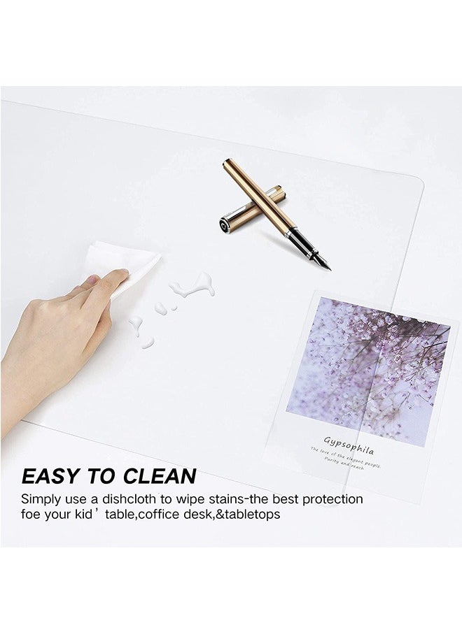 1.5mm Thick Clear Table Cover Protector, Desk Pad Mat, Rectangular Plastic Table Protector, PVC Table Pad for Office, Computer, Writing Desk (80 * 40CM) - pzsku/Z888E3C71F56F646DBD2EZ/45/_/1723788073/92e8dc4d-9cbf-4f54-ba50-eeb65d468e4d