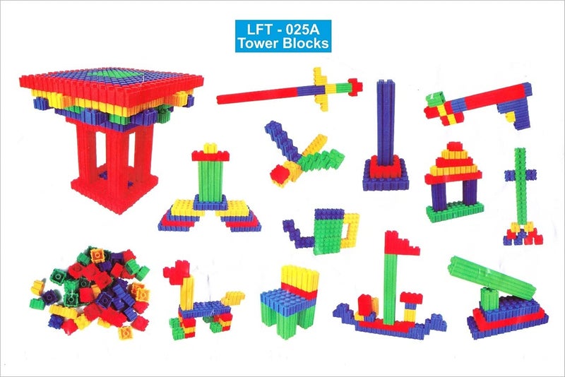 LFT Tower Blocks for Kids - Colorful Building Set - Image 1