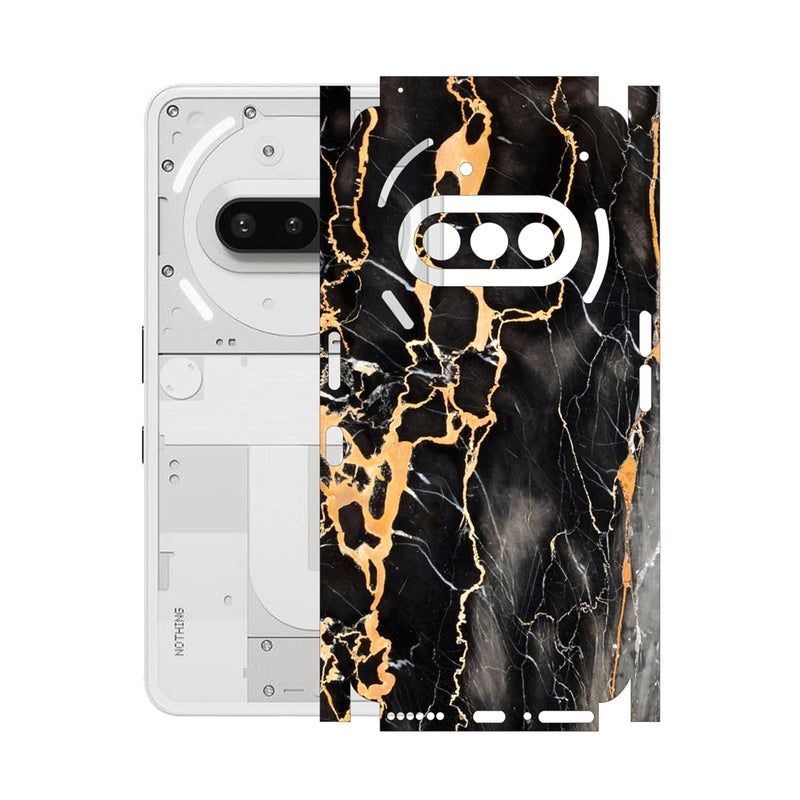 90STETHIX Mobile Skin Sticker Wrap | Compatible for Nothing Phone 3A | Scratchproof Matte Finish | Full Coverage for All Sides & Camera Protection (Design-1) (116) - Image 1
