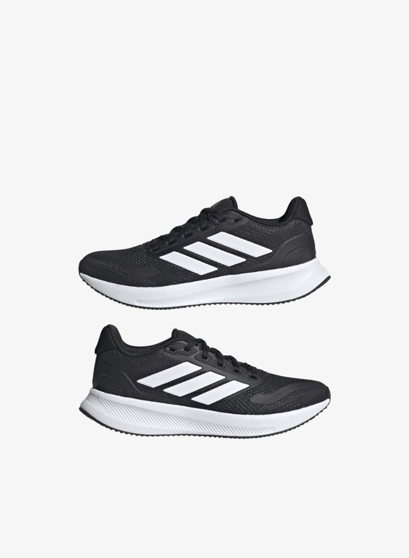 اديداس أحذية أديداس ران فالكون  جي يو للأطفال للجري أسود - Image 5