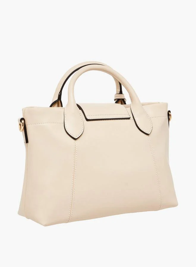 Celeste Solid Tote Bag with Pouch