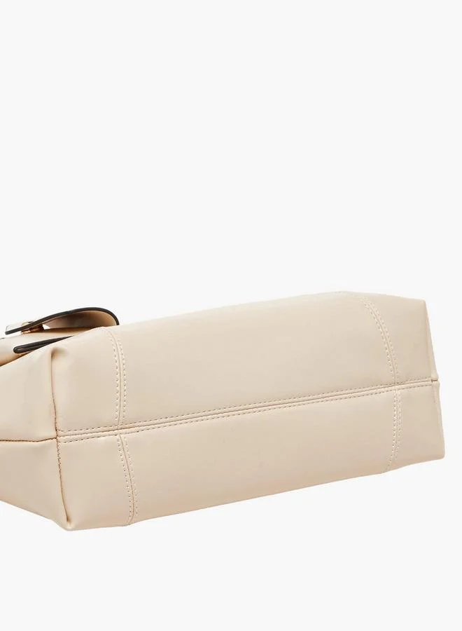 Celeste Solid Tote Bag with Pouch