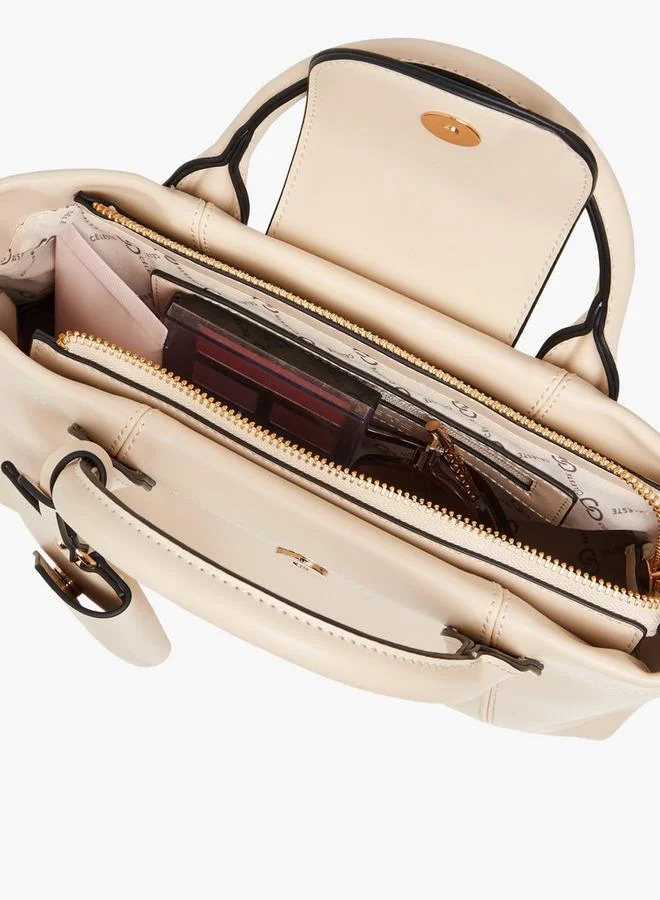 Celeste Solid Tote Bag with Pouch