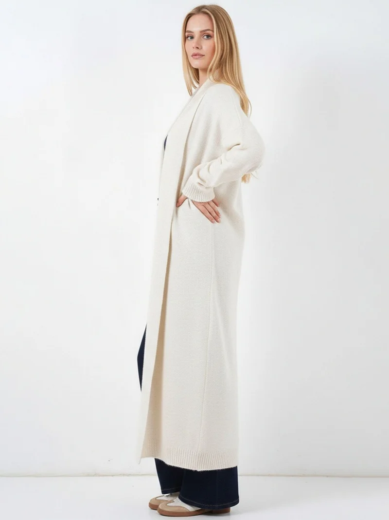 BIG DART BDART Open Front Longline Cardigan