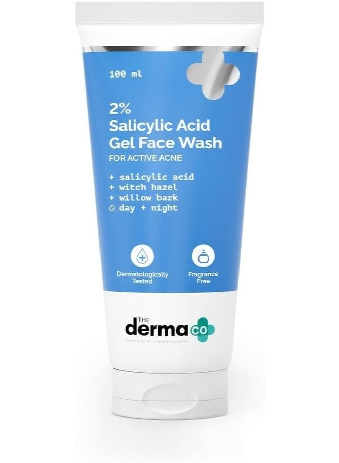 THE derma Co 2% SALICYLIC ACID GEL FACE WASH 100 ML