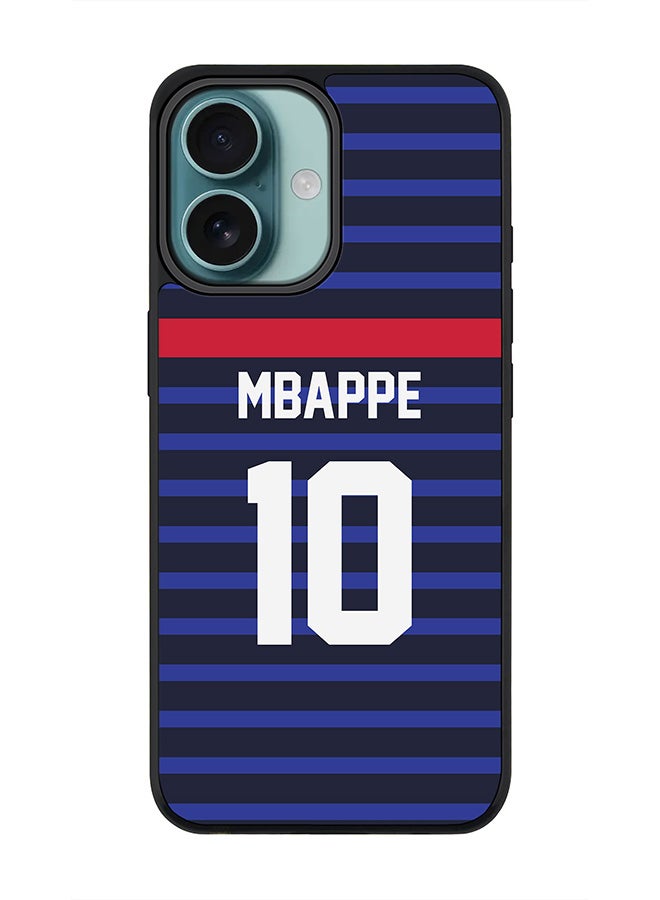Stylizedd For iPhone 16 Case [Compatible with MagSafe] Slim Magnetic cover Phone Case iPhone 16 -Football - France  Mbappe - Image 1