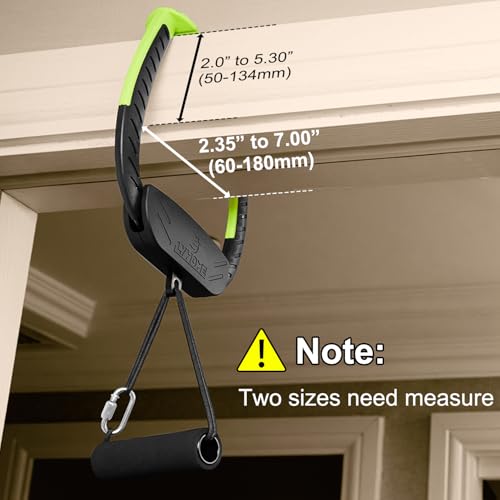 LYHome Portable Pull Up Bar for Doorway,Adjustable Home Gym Equipment, No Screws Installation, 250lbs Weight Capacity, Dual Handle Design for Pull-Ups,Chin-Up Core Training - Image 3