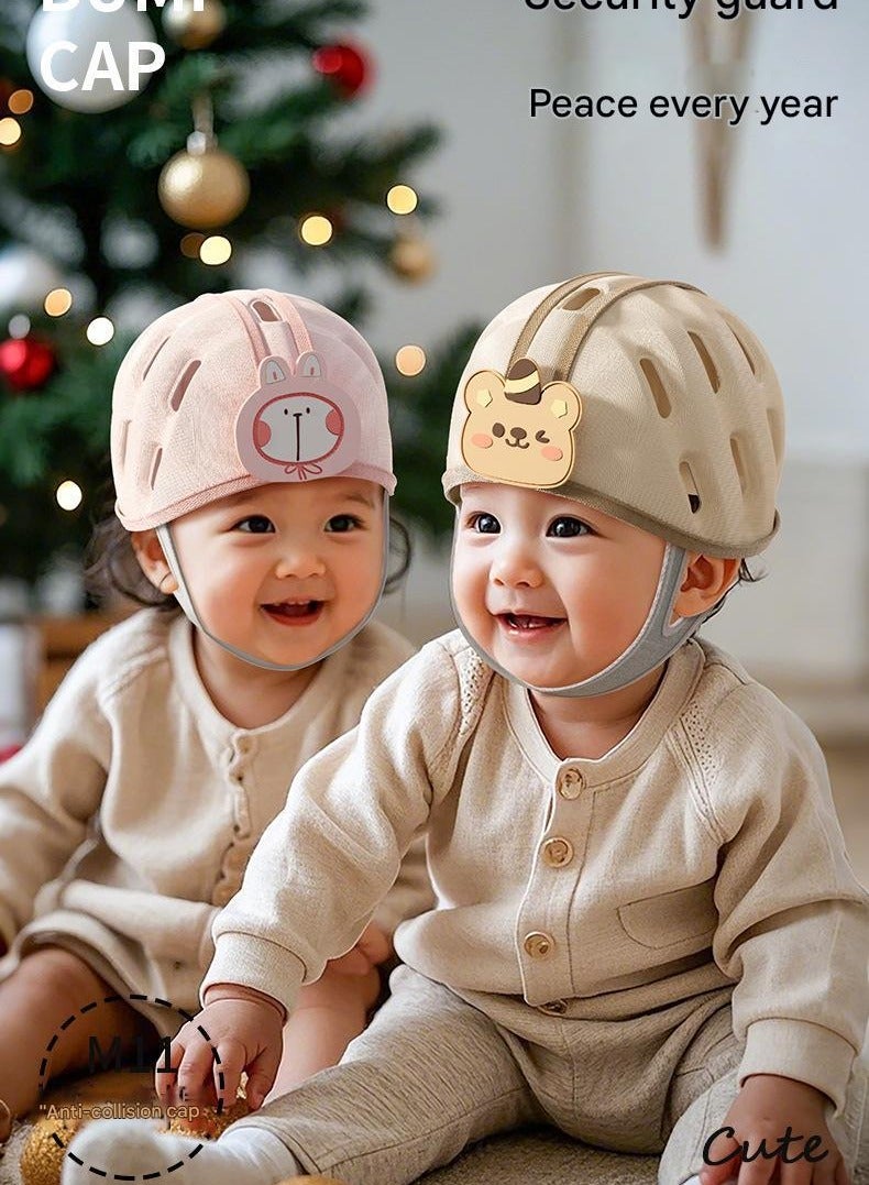 Children's Cartoon anti-collision Hat Baby Anti Fall Hat Head Protection Hat Anti-collision And Anti-collision Collision Helmet Learning To Walk And Anti Fall Hat - Image 2