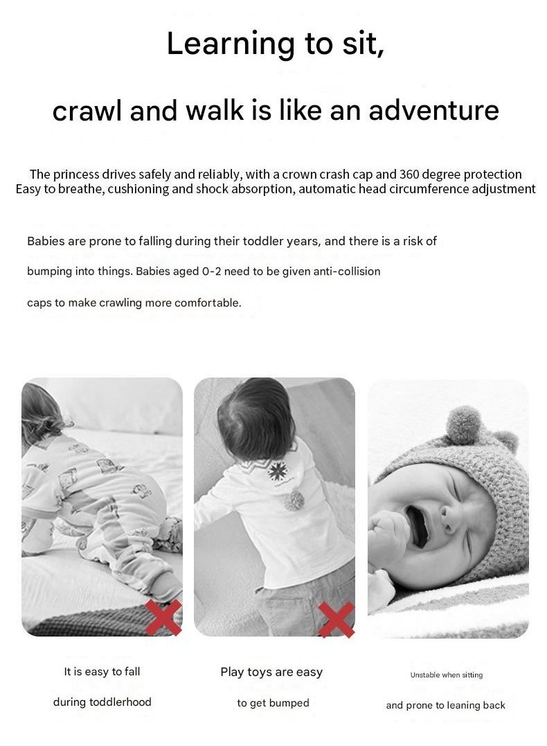 Children's Cartoon anti-collision Hat Baby Anti Fall Hat Head Protection Hat Anti-collision And Anti-collision Collision Helmet Learning To Walk And Anti Fall Hat - Image 3